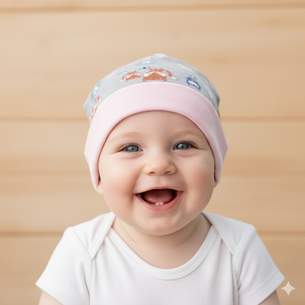Chick Pea Baby Girls Animal Theme/Print 6M Hat/Cap